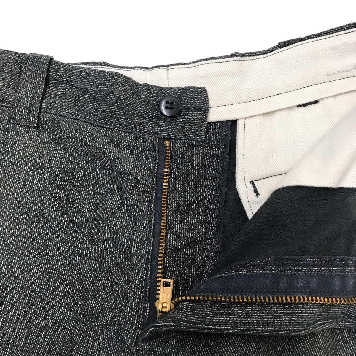 Double Diamond MOLE CLOTH ドット ストライプ パンツ Double Diamond MOLE CLOTH ドット ストライプ パンツ Double