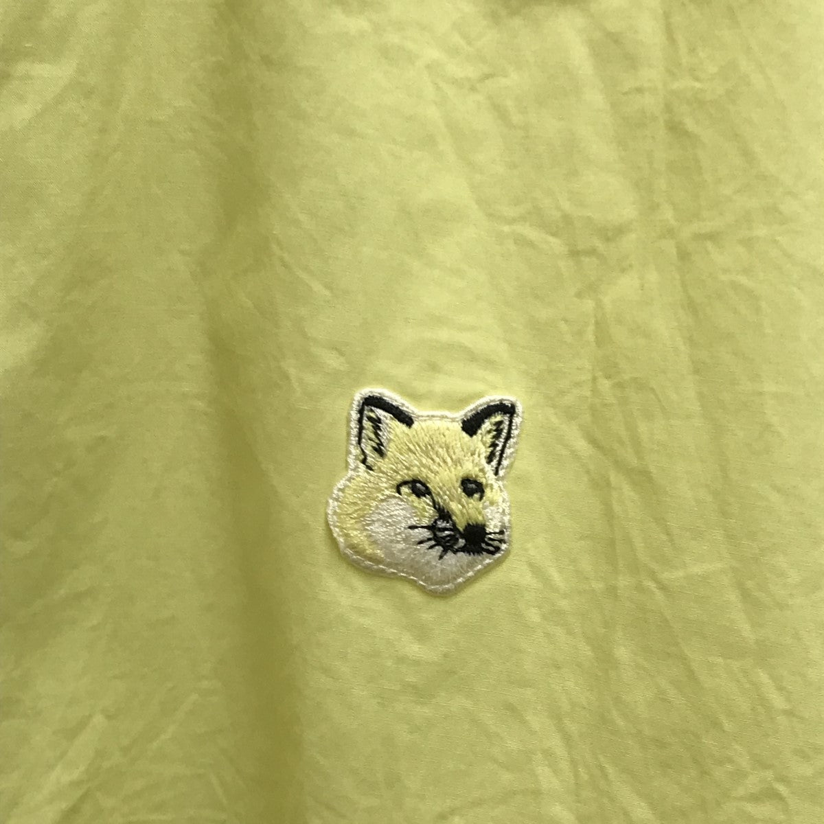 MAISON KITSUNE フォックスワッペン ボタンダウンシャツKM00412WC0029 古着・中古-6枚目のアイテム画像