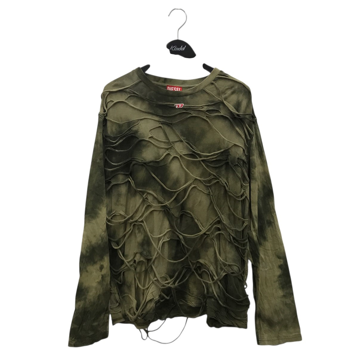 極美品 DIESEL ディーゼル M-ANAHEIMDロゴ ニットセーター DIESEL(ディーゼル) M-ANAHEIM ロゴニット半袖ニットA05767