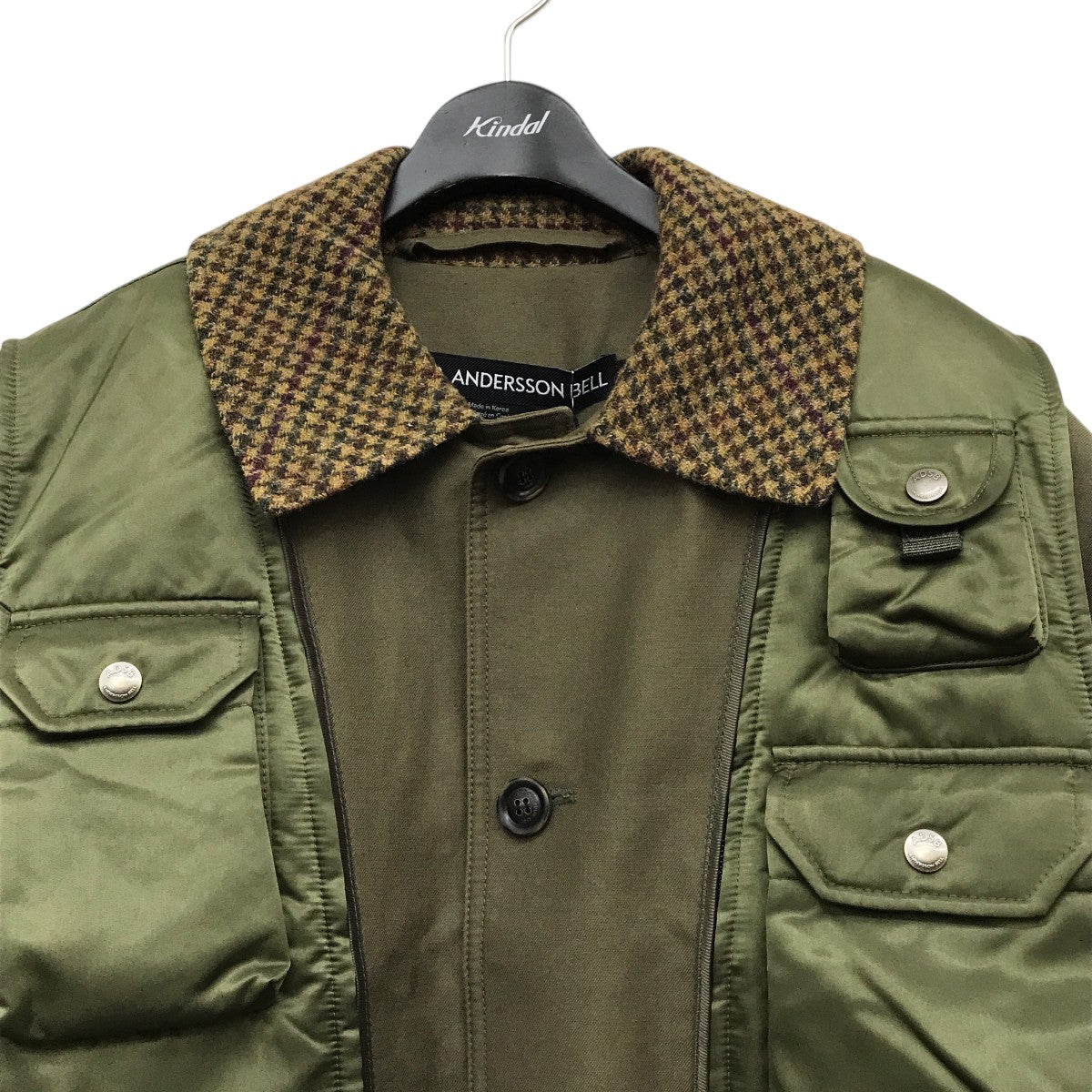 UNISEX VEST LAYERED INSIDE-OUT COATコートawa642u