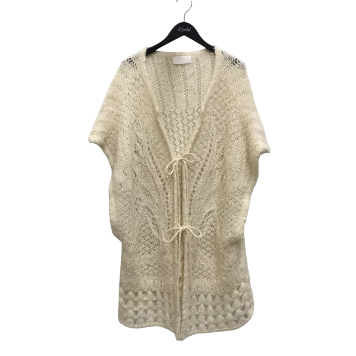 Floral Mohair Knitted CardiganポンチョニットMM20FW-KN006