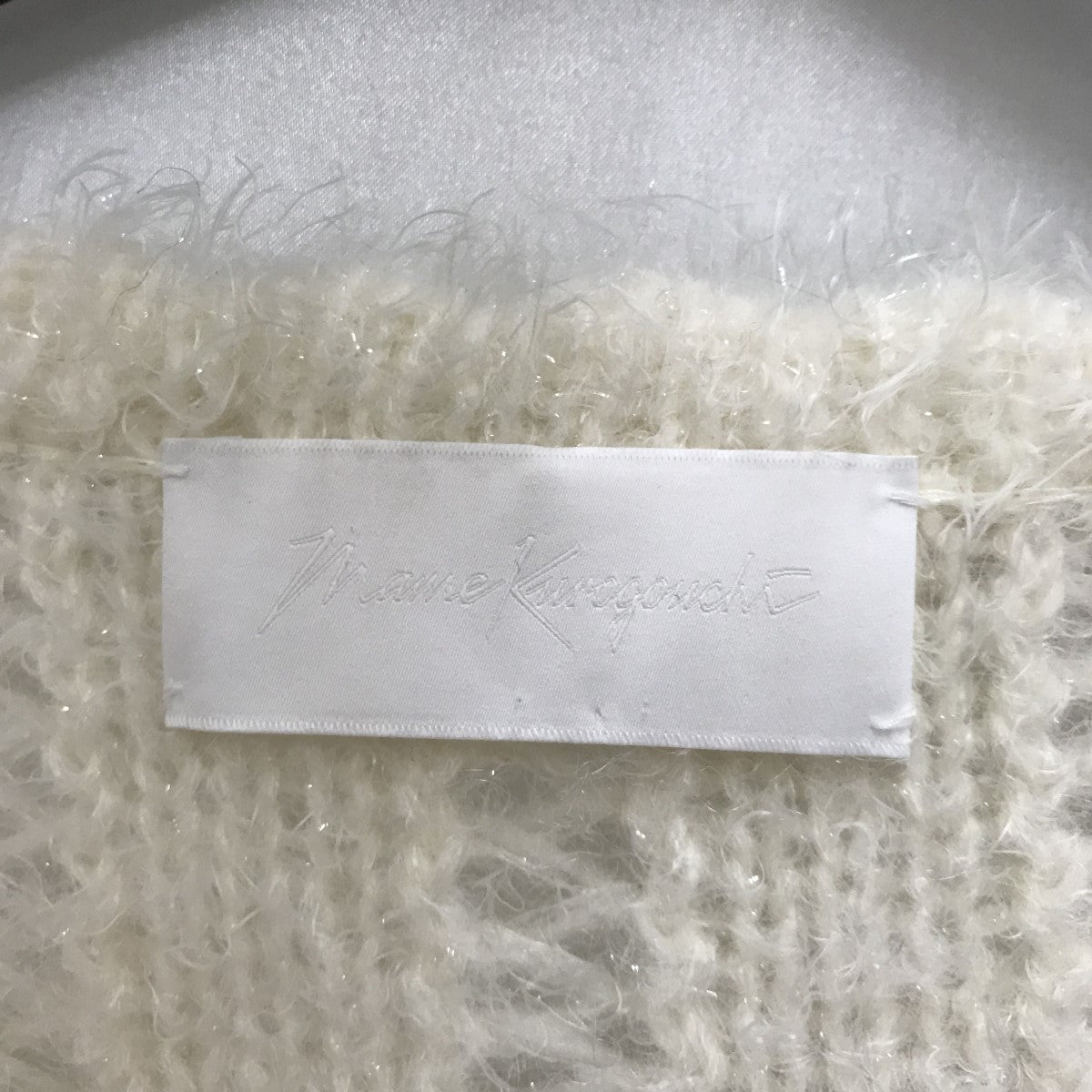 Floral Mohair Knitted CardiganポンチョニットMM20FW-KN006