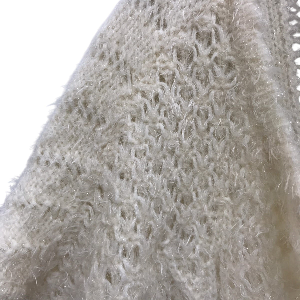 Floral Mohair Knitted CardiganポンチョニットMM20FW-KN006