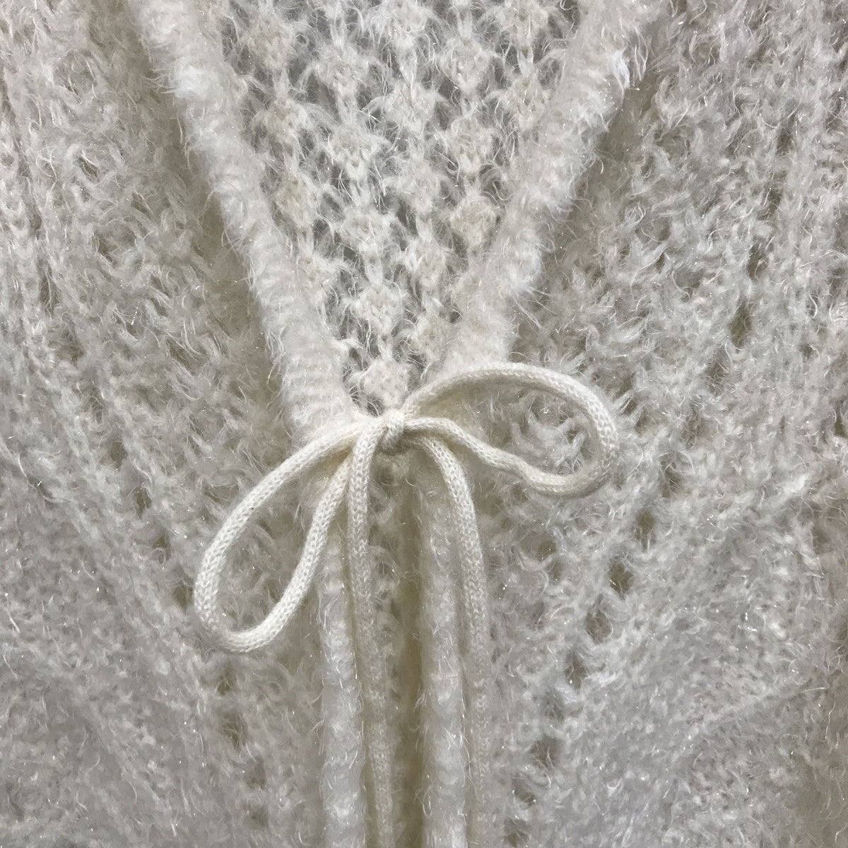 Floral Mohair Knitted CardiganポンチョニットMM20FW-KN006