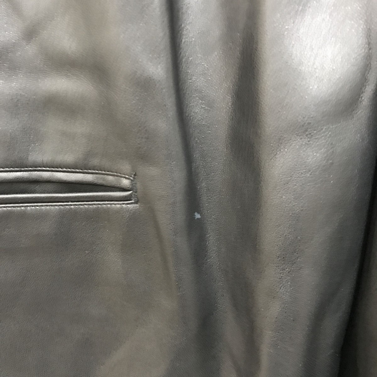 JUN MIKAMI(ジュンミカミ) フェイクレザーワンピース ブラック