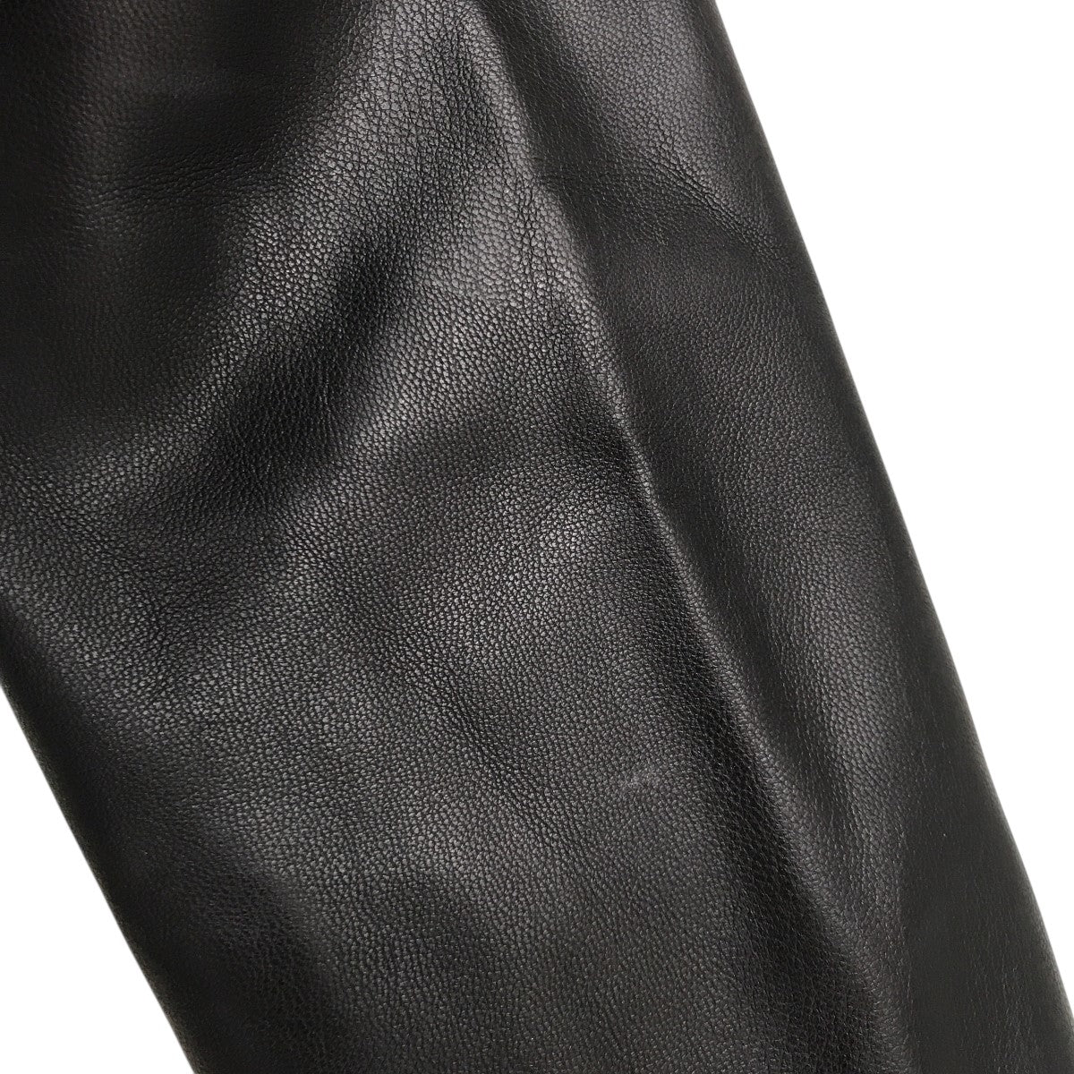 JUN MIKAMI(ジュンミカミ) フェイクレザーワンピース ブラック