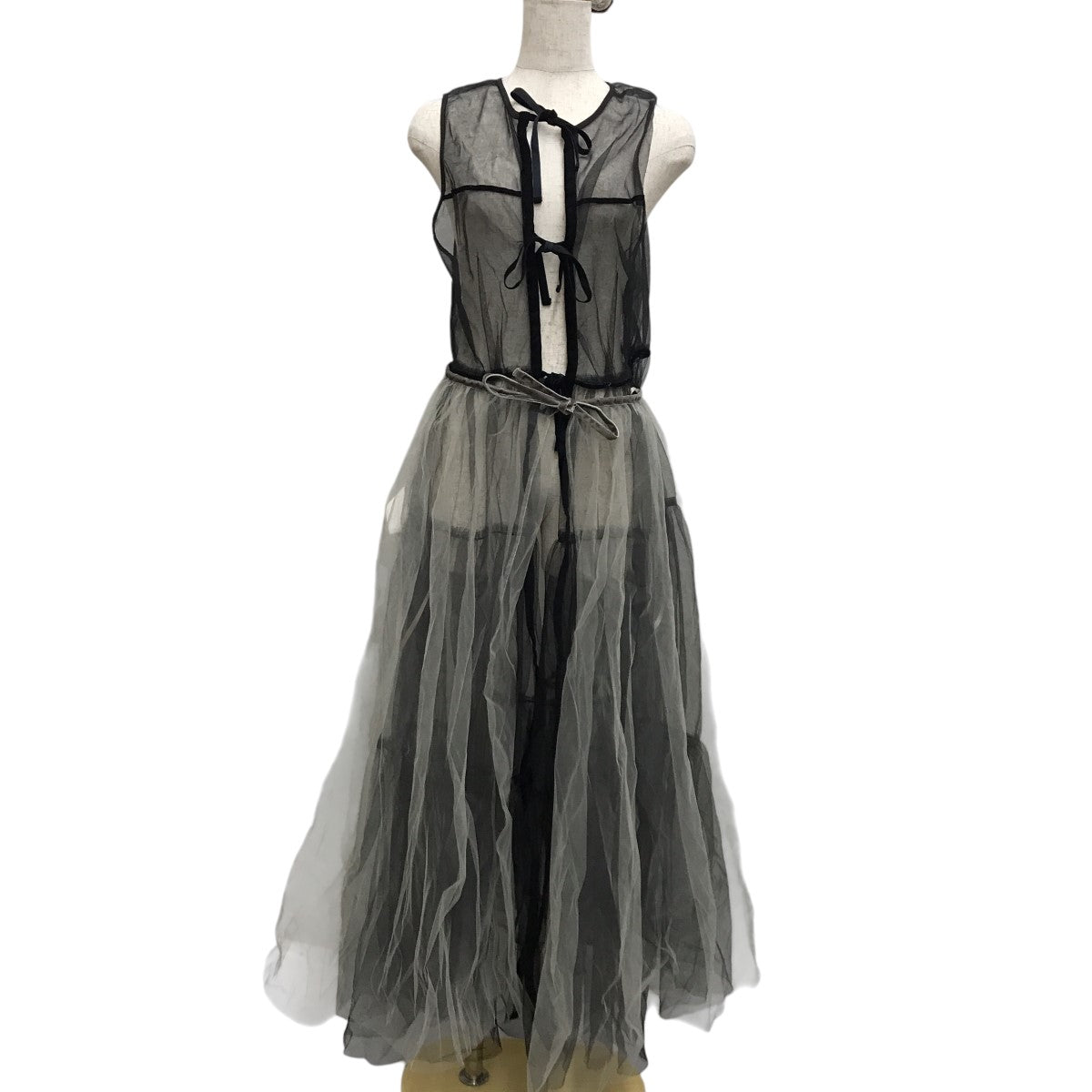 MAISON SPECIAL チュールワンピース ブラック MAISON SPECIAL ワンピース 2way Tulle Layered Dress/2WAY