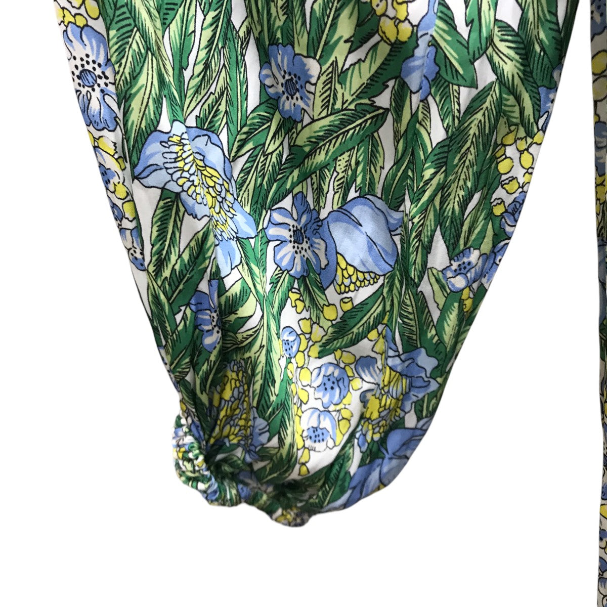 フラワープリントティアードミニワンピース0124131110