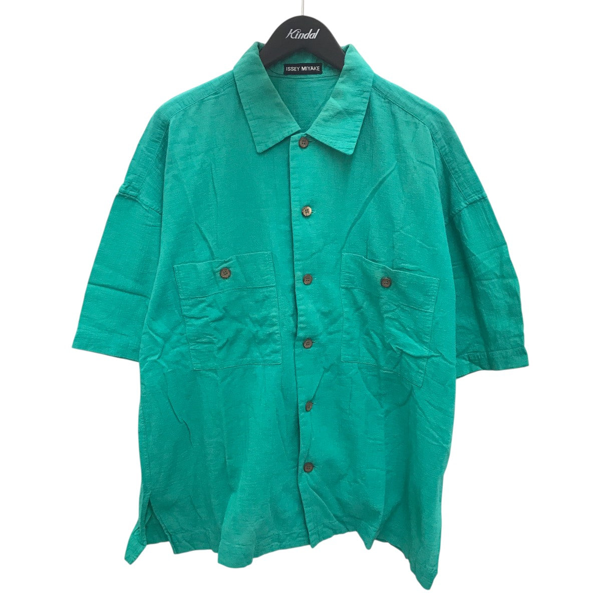 ISSEY MIYAKE(イッセイミヤケ) シワ加工半袖シャツME51FJ041