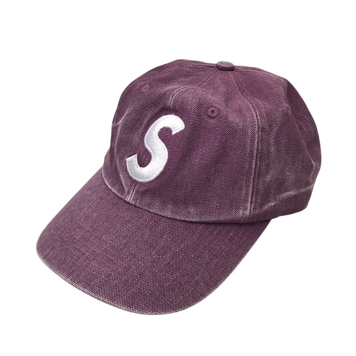 Supreme(シュプリーム) Pigment Canvas S Logo 6-Panel Plum