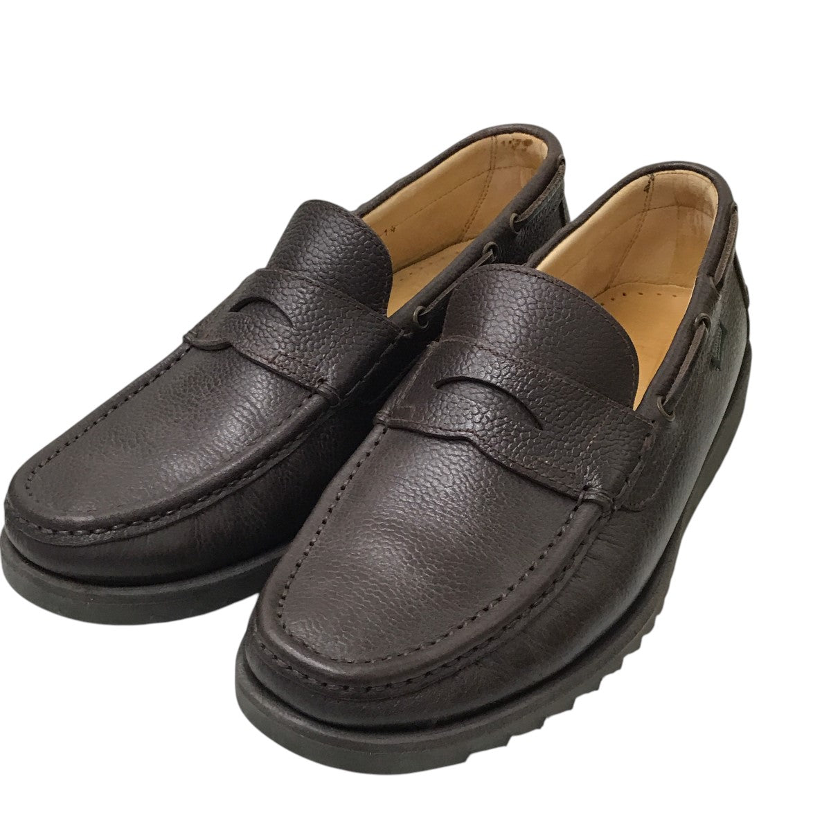 Paraboot コインローファー 5.5 beams別注 PARABOOT(パラブーツ) BEAMS別注コインローファーローファー