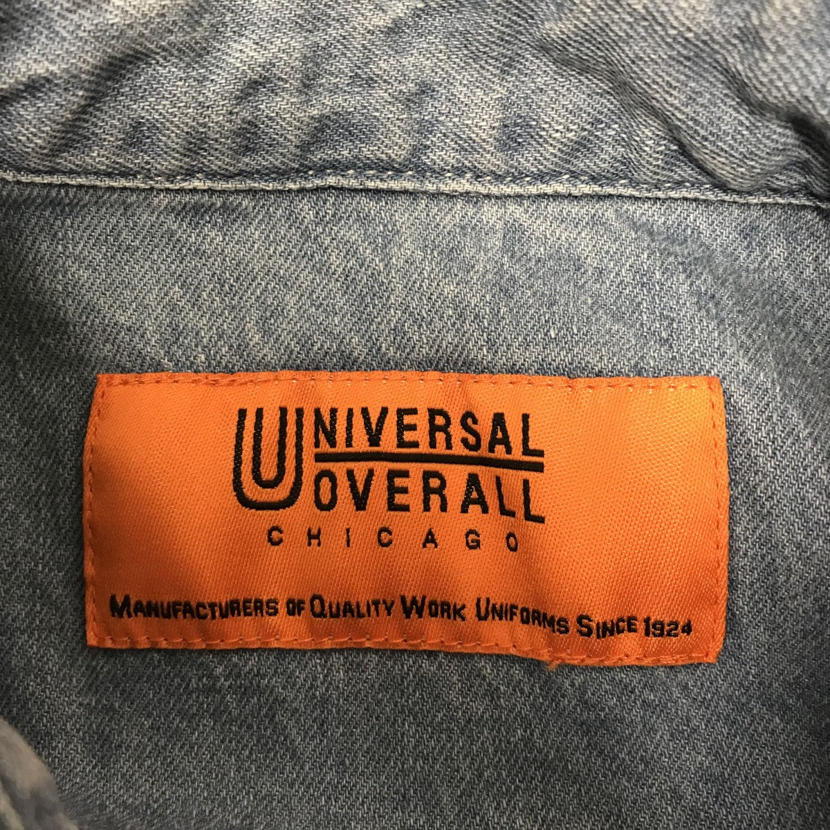 UNIVERSAL OVERALL×ANIECA デニムシャツU2512433ANC 古着・中古-3枚目のアイテム画像