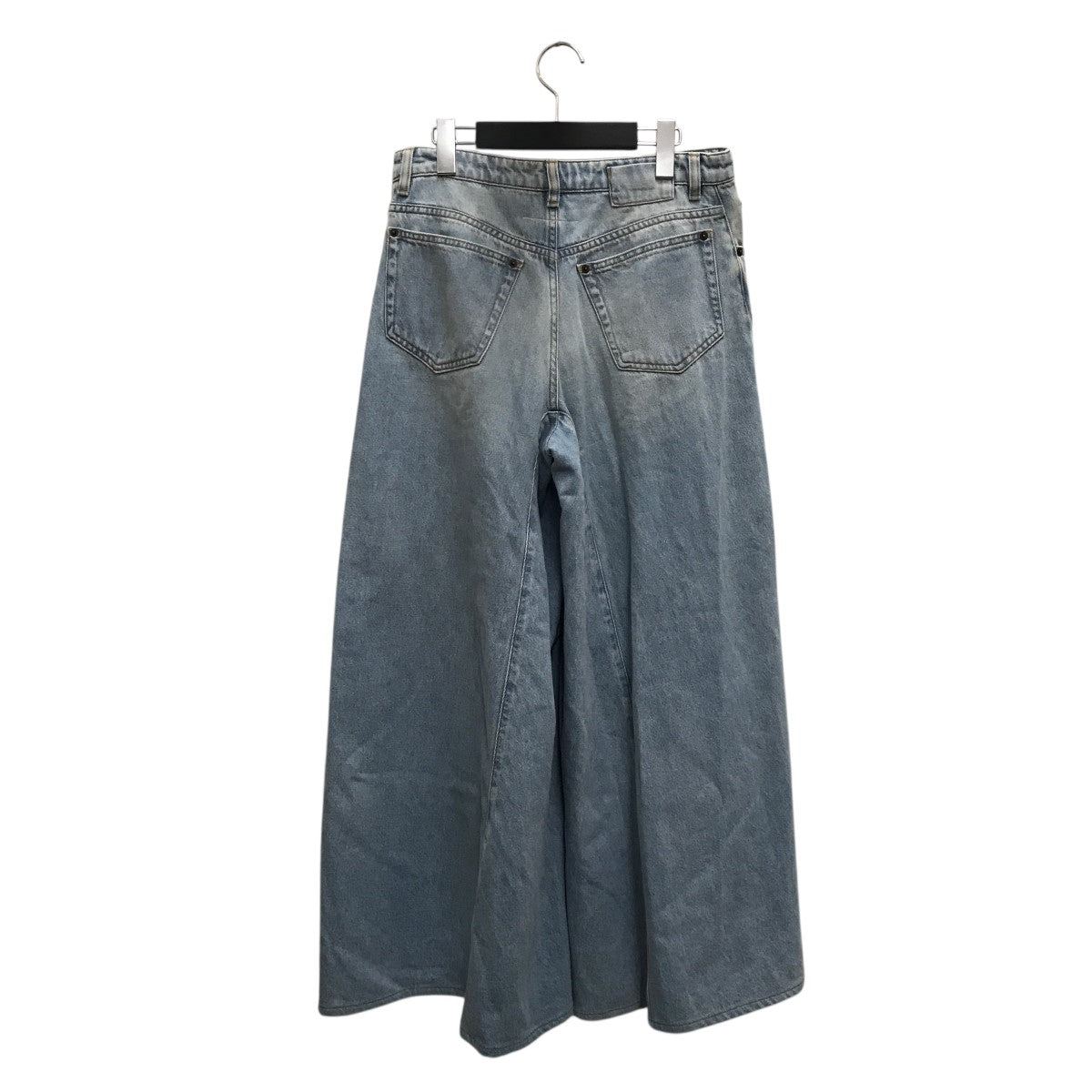 MM6 Maison Margiela 19SSワイドレッグデニムデニムパンツS32LA0173 古着・中古-2枚目のアイテム画像