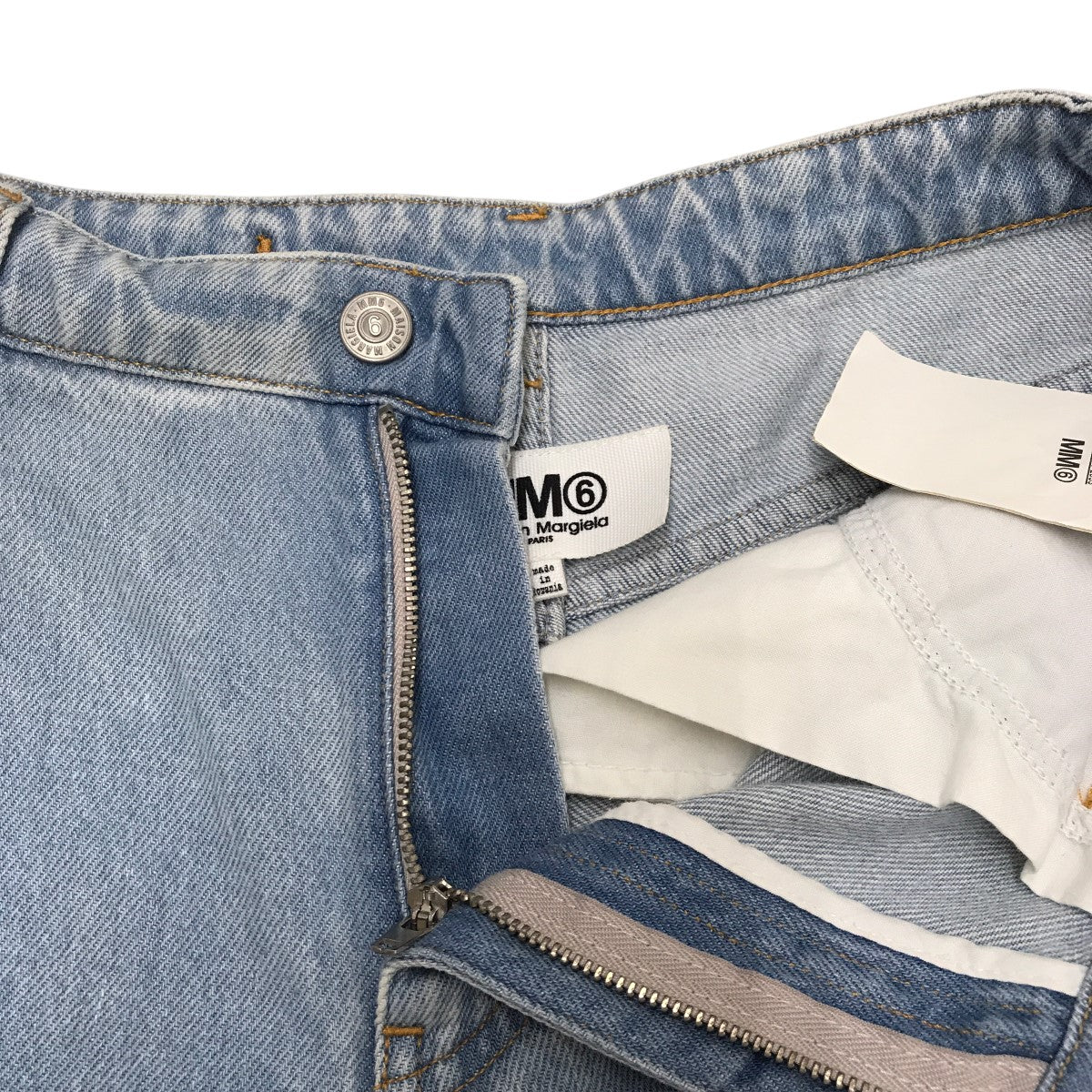 MM6 Maison Margiela 19SSワイドレッグデニムデニムパンツS32LA0173 古着・中古-3枚目のアイテム画像
