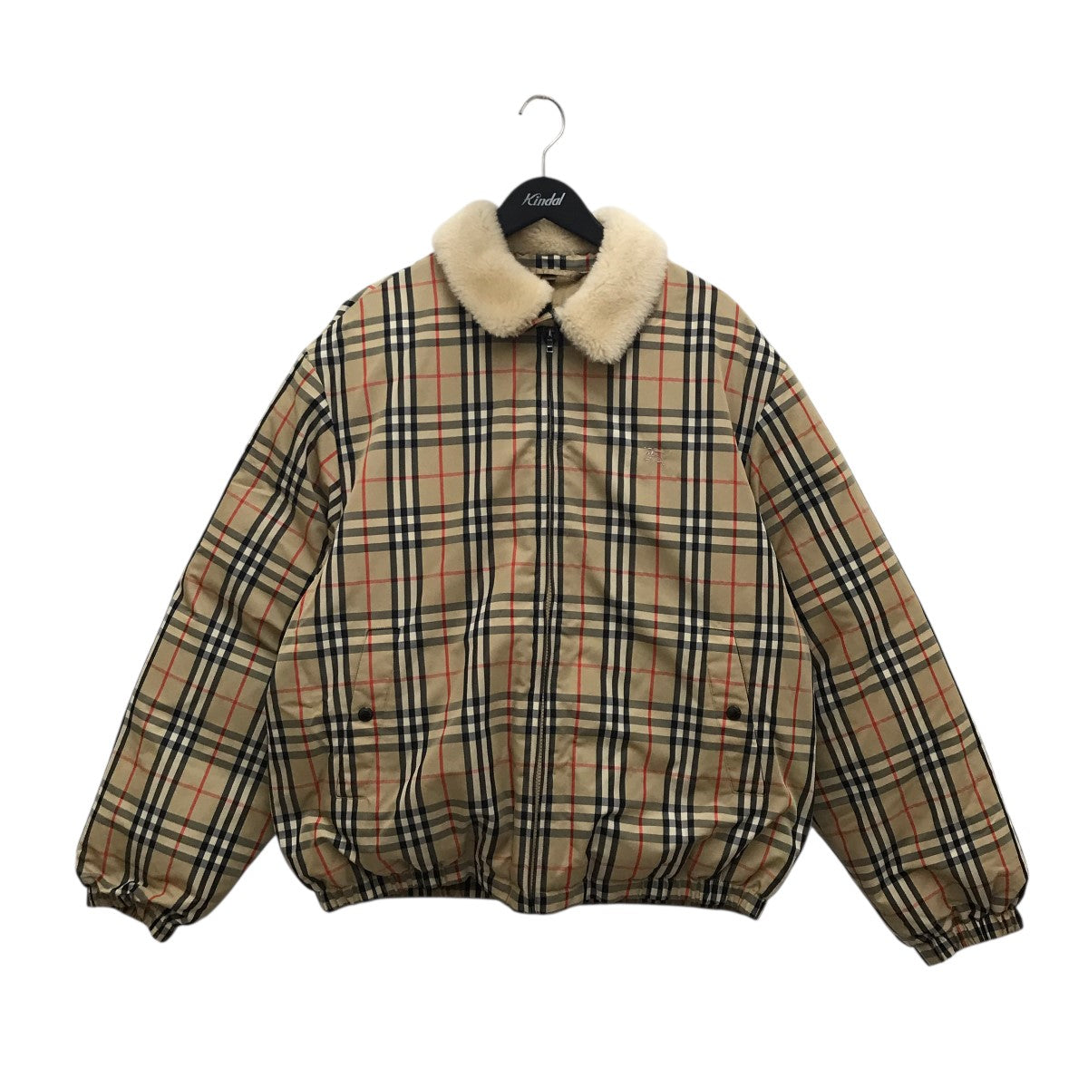 Supreme×BURBERRY 22SSShearling Collar Down Puffer Jacketダウン