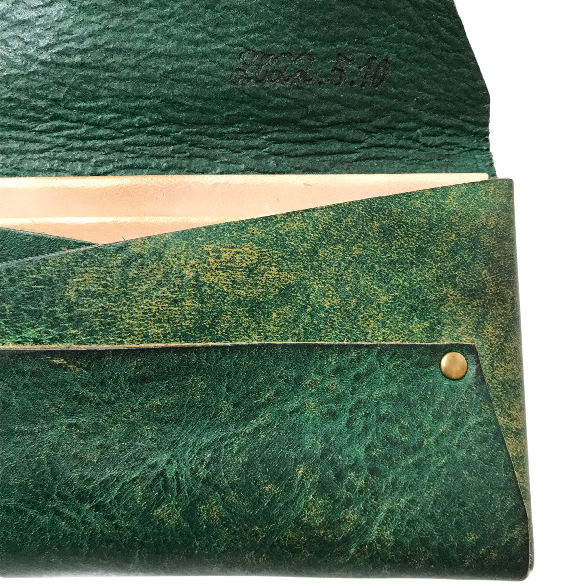 La crie(ラクリエ) ラクリエ式ロングウォレット長財布 グリーン