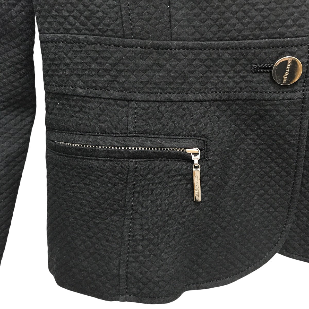 courreges クレージュ ジャケット ツイード Courreges クレージュ ノーカラーツイードジャケット 38 M ホワイト