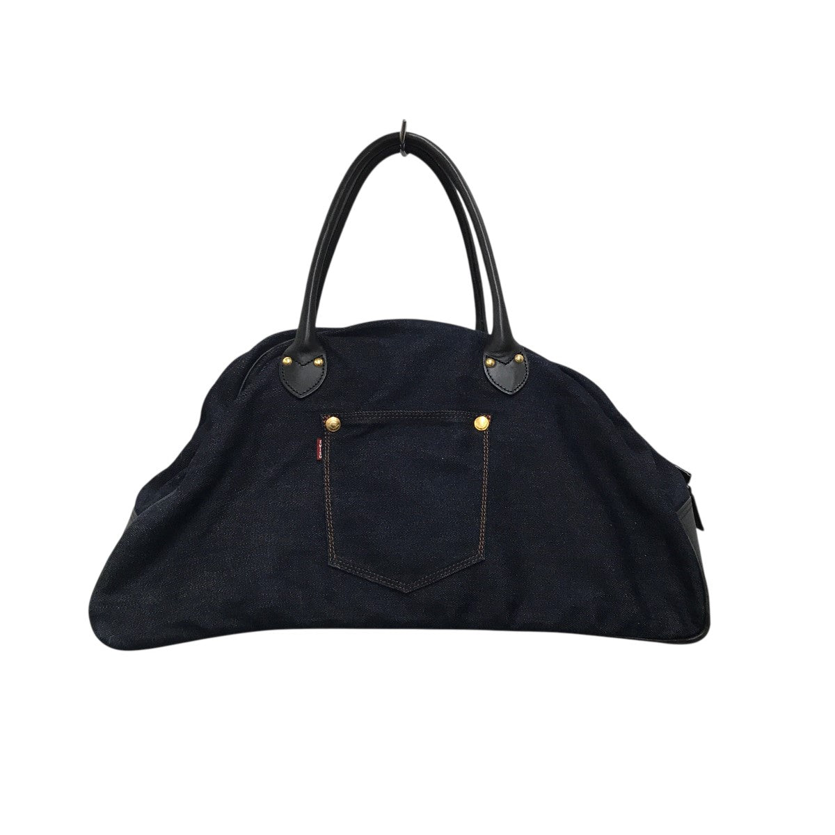 ★EVISU   デニム　ボストンバッグ★ EVISU(エヴィス) デニムレザーボストンバッグ インディゴ