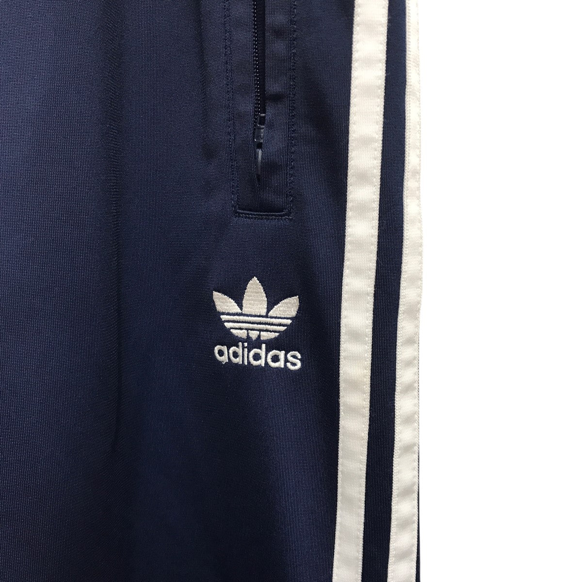 アディダス ファイヤーバード トラックパンツネイビー XL 刺繍ロゴ ADIDAS アディダス トラックパンツ ファイヤーバード 刺繍ロゴ