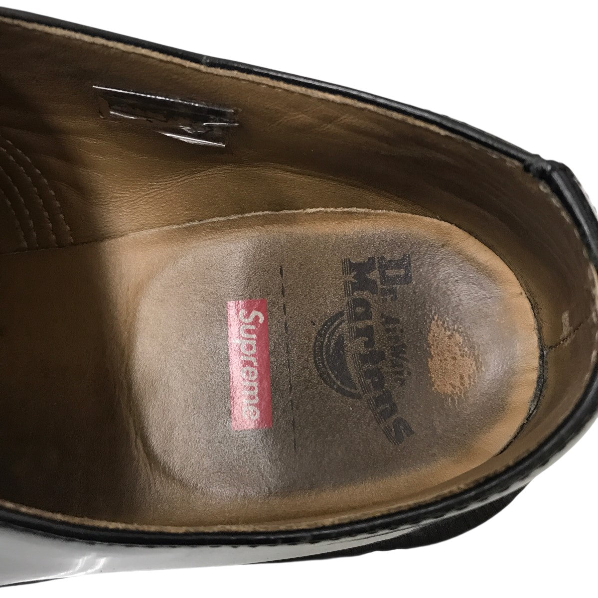 Supreme×Dr．Martens SPLIT TOE 5-EYE SHOE BLACKレザーシューズ