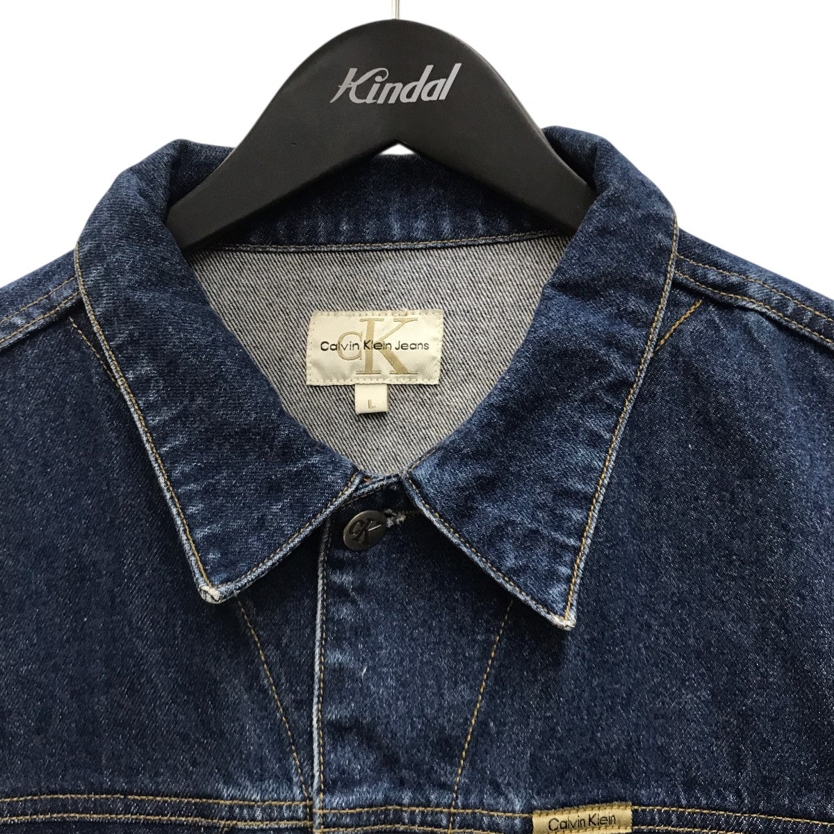 新品　カルバンクライン　ジーンズ　デニムジャケット　アウター　XS　黒 中古・古着通販】Calvin Klein Jeans (カルバンクラインジーンズ