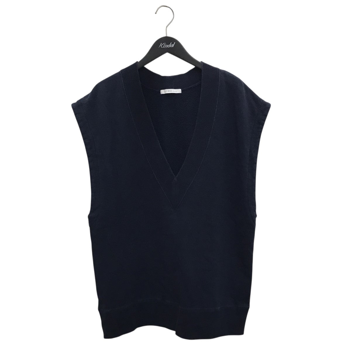 ETRE TOKYO Vネックノースリーブスウェット1222112083-0 古着・中古-1枚目のアイテム画像