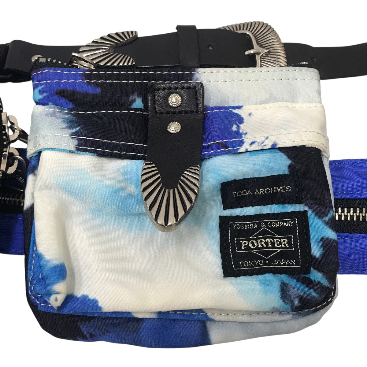PORTER×TOGA ARCHIVES ベルトショルダーバッグ ブルー｜【公式