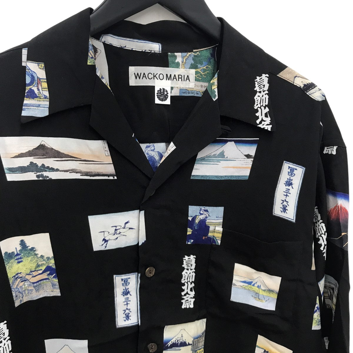 WACKO MARIA 葛飾北斎 HAWAIIAN SHIRTアロハシャツHOKUSAI-WM-HI01 古着・中古-3枚目のアイテム画像