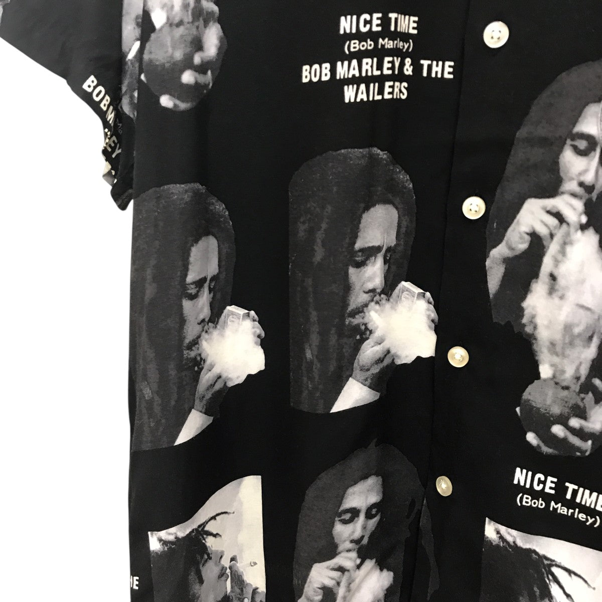 WACKO MARIA(ワコマリア) 20SSBOB MARLEYアロハシャツ ブラック