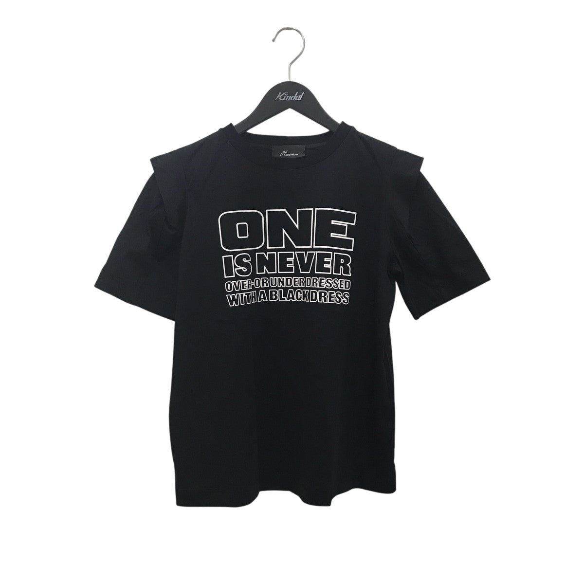 アルディーノアール HARDY NOIR Shoulder Tuke Tシャツ 22070208102120 ブラック HARDY NOIR(アルディーノアール) Shoulder TukeTシャツ