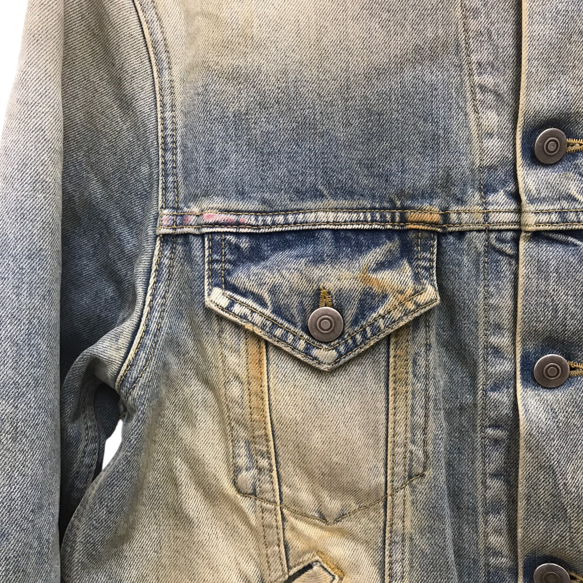 Maison Margiela(メゾンマルジェラ) 加工ノーカラーデニム