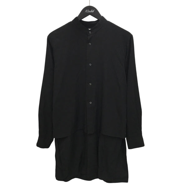 エトセンス　ETHOSENS 24ss レイヤードシャツ ETHOSENS(エトセンス) レイヤードシャツ ブラック サイズ 1｜【公式