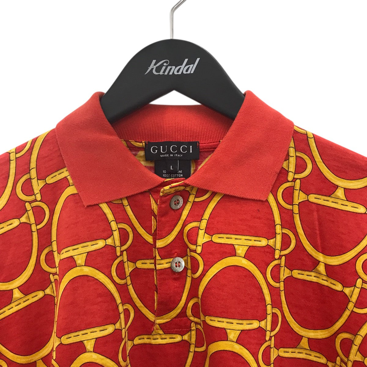 GUCCI(グッチ) ポロシャツ レッド サイズ L｜【公式】カインド
