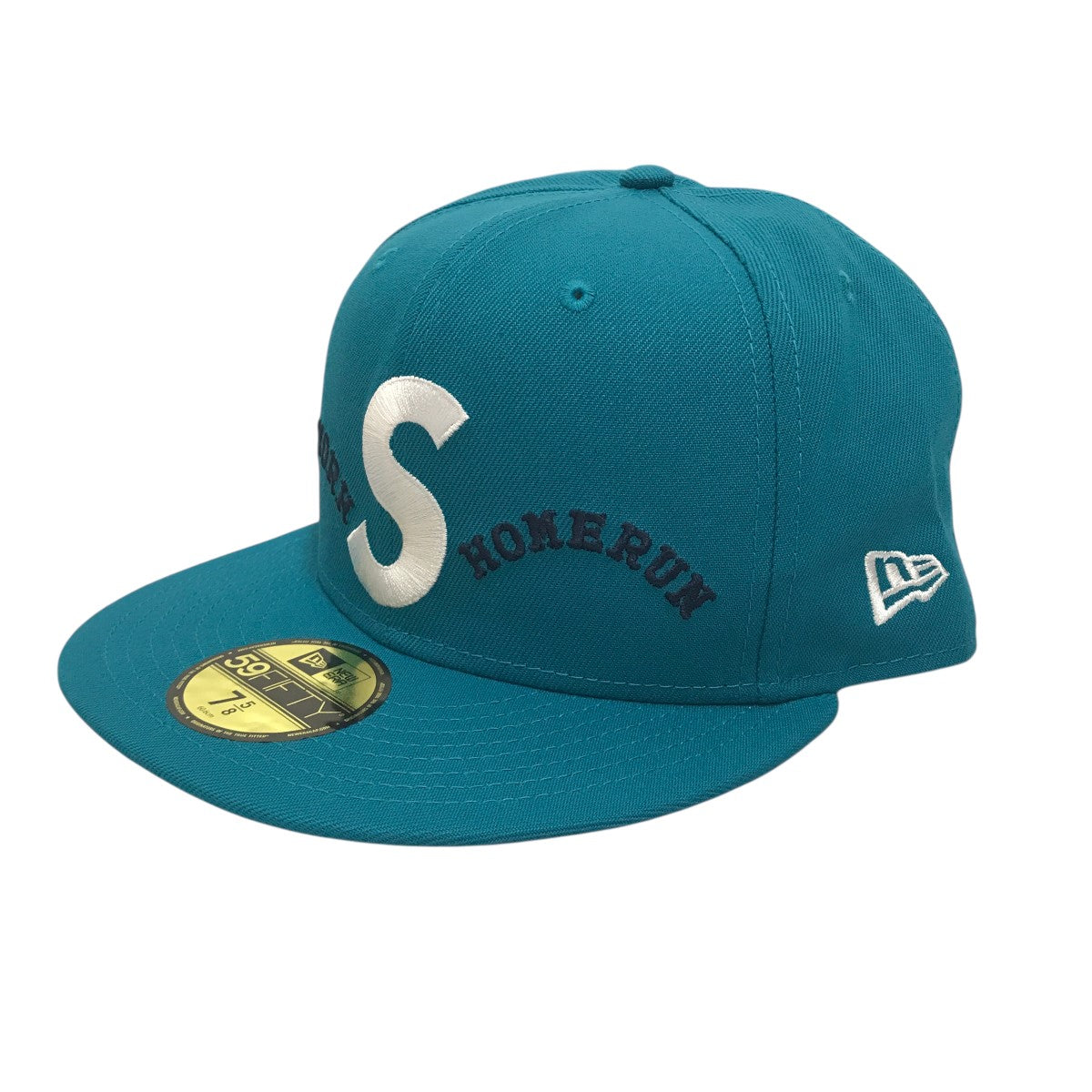 SUPREME オリーブ色 キャップ S刺繍 Supreme×New Era 25SSHomerun S Logo New Eraキャップ ブルー