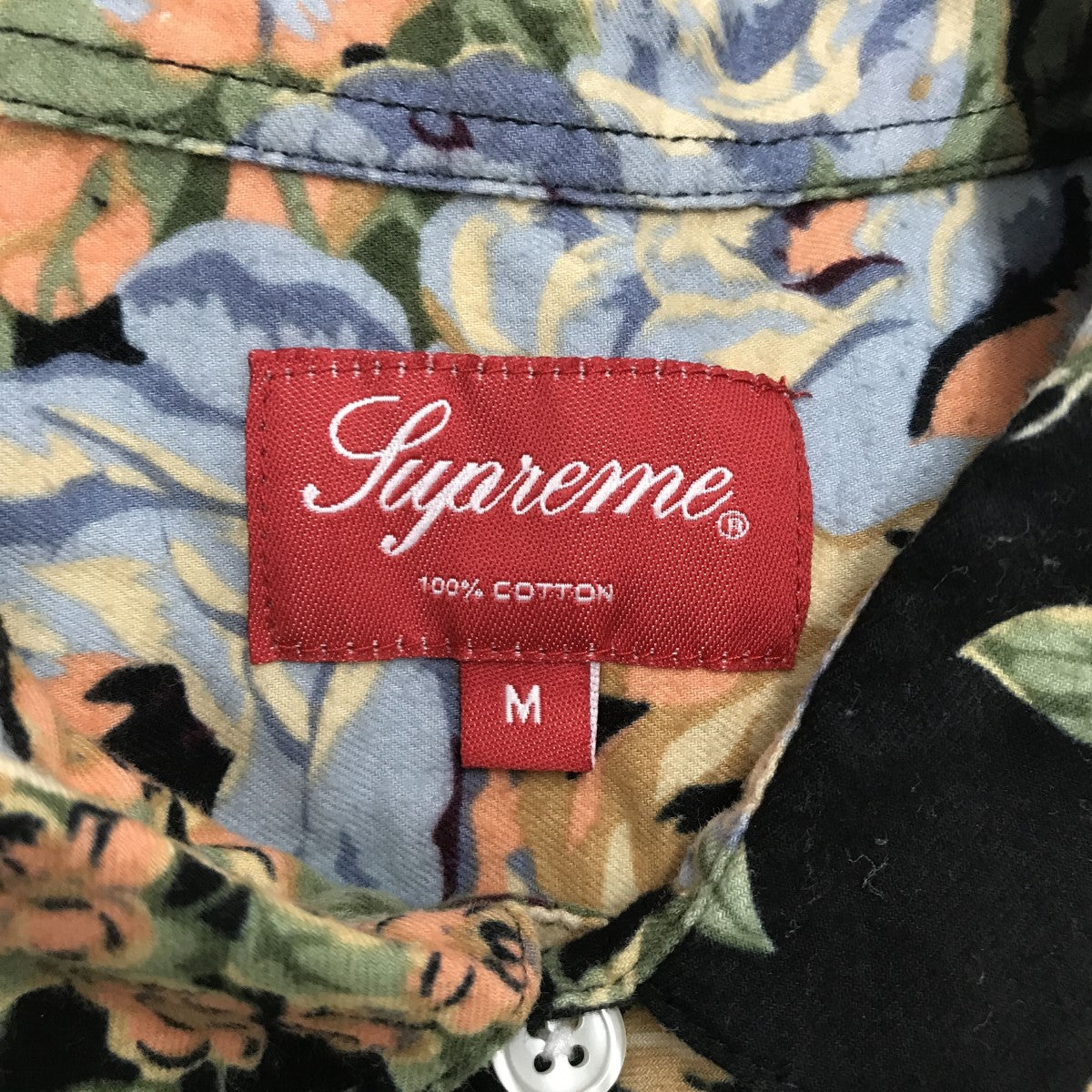 Supreme(シュプリーム) Flower Shirt花柄ロングスリーブシャツ