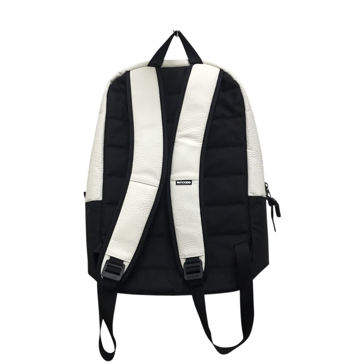 Incase Compass White Leather Backpackバックパック 古着・中古-2枚目のアイテム画像