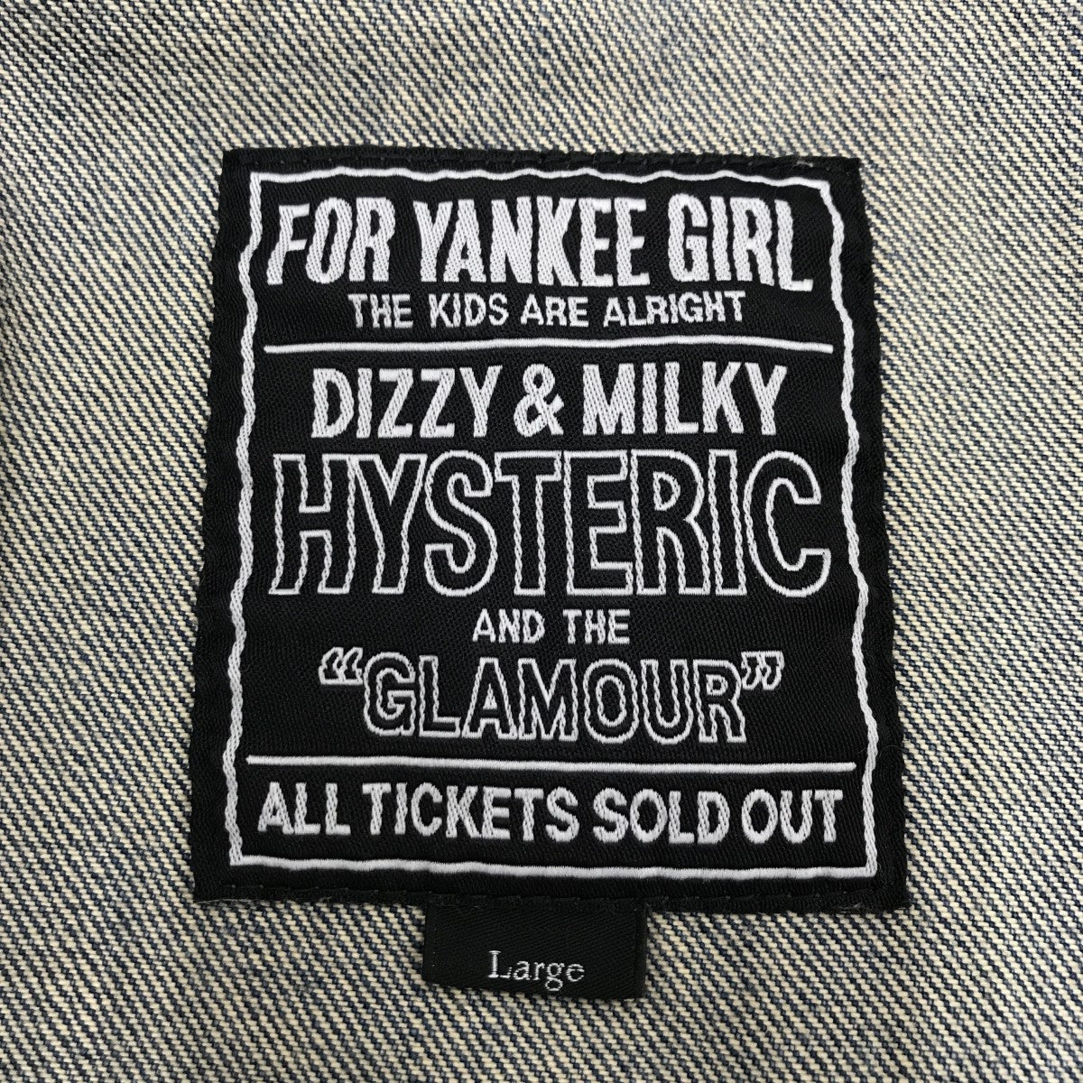 ヒステリックグラマー hysteric grammar ジャケット Shury Hysteric Glamour(ヒステリックグラマー) 22AWHG SOUND LOGO