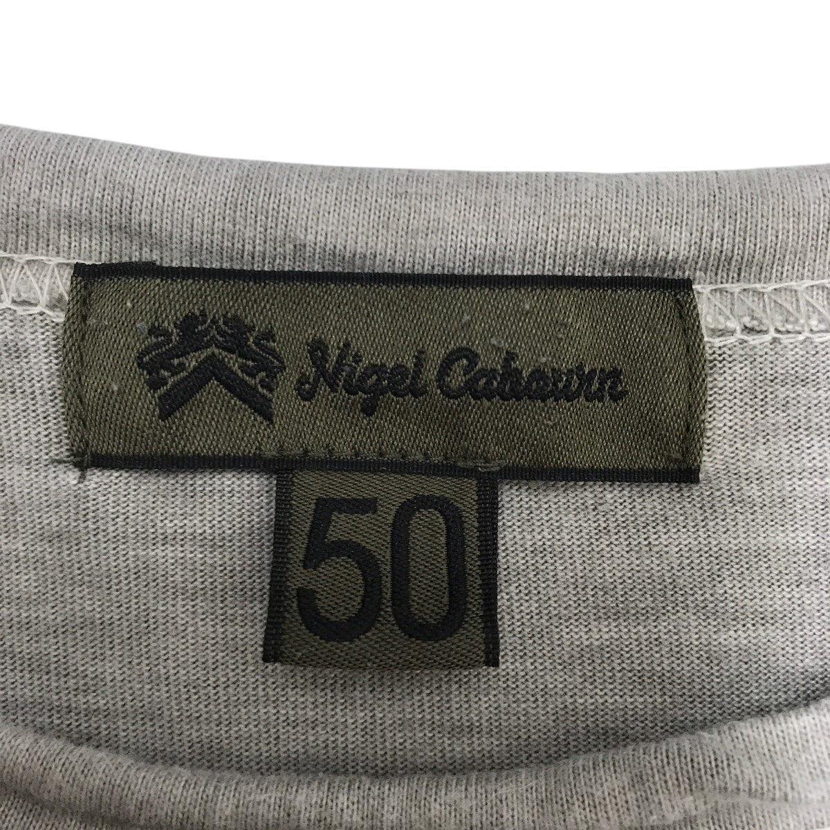 トップス NIGEL CABORN Lybro FRAKIES Shirt 48 Nigel Cabourn Mens Lybro Short Sleeve Frankies Shirt Brown Print