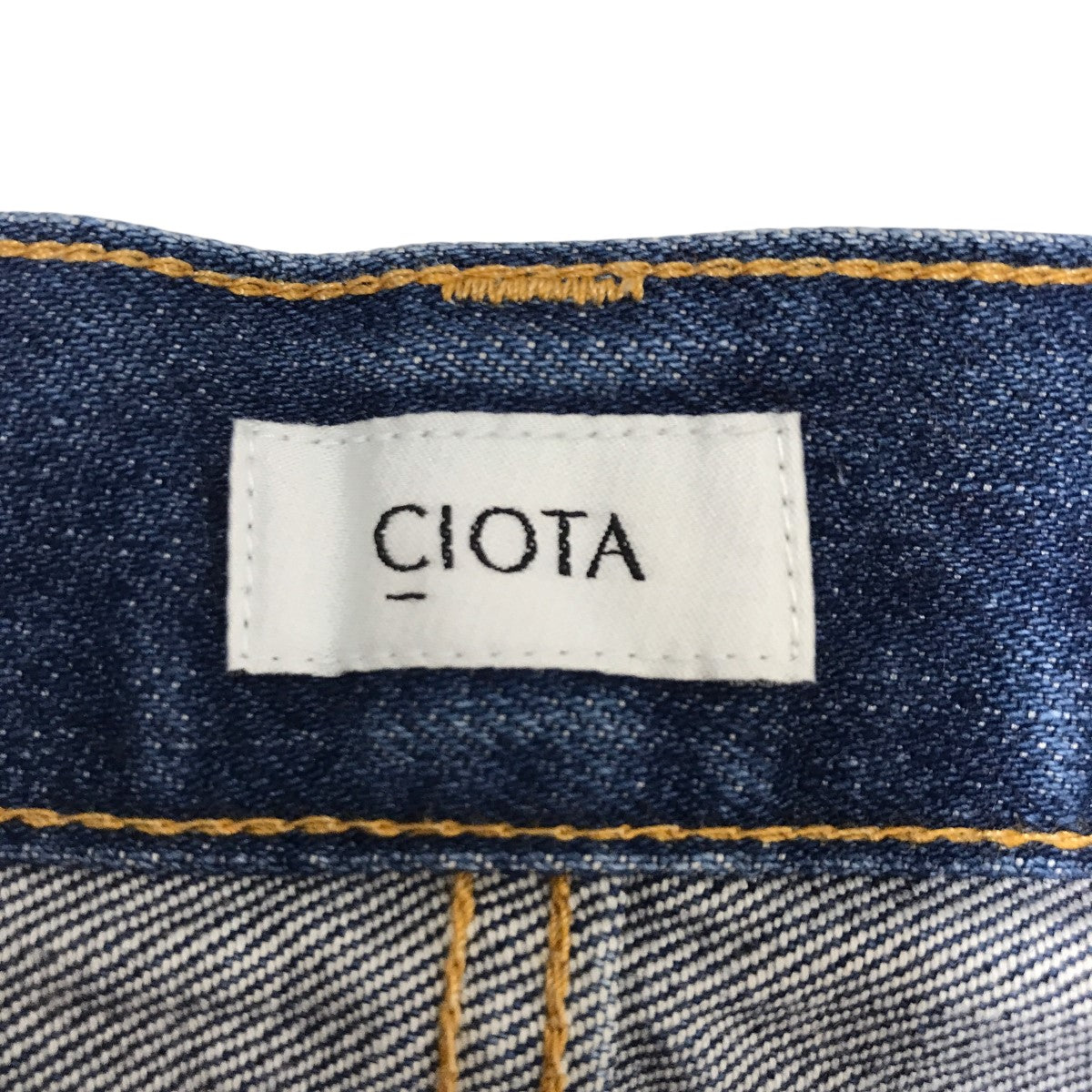 CIOTA　ptm-2tp　サイズ32 CIOTA(シオタ) スビンコットン テーパードデニムパンツPTM-2TP