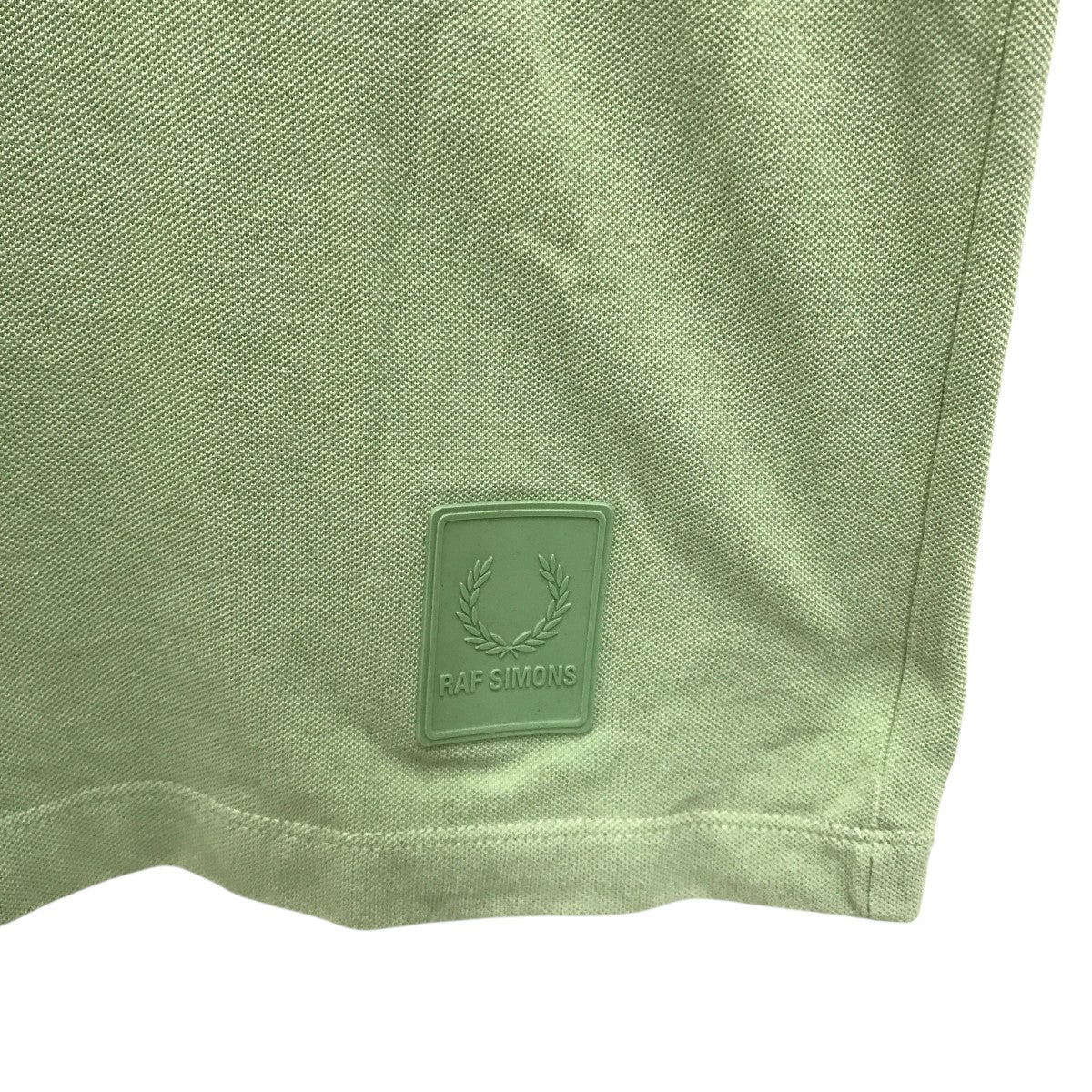 RAF SIMONS×FRED PERRY 切替ポロシャツ グリーン サイズ 40｜【公式