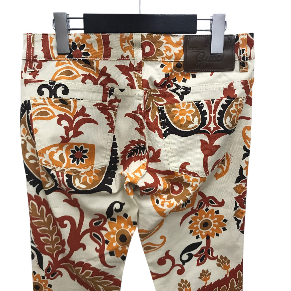 GUCCI(グッチ) ペイズリーxフローラルストレッチスキニーパンツ