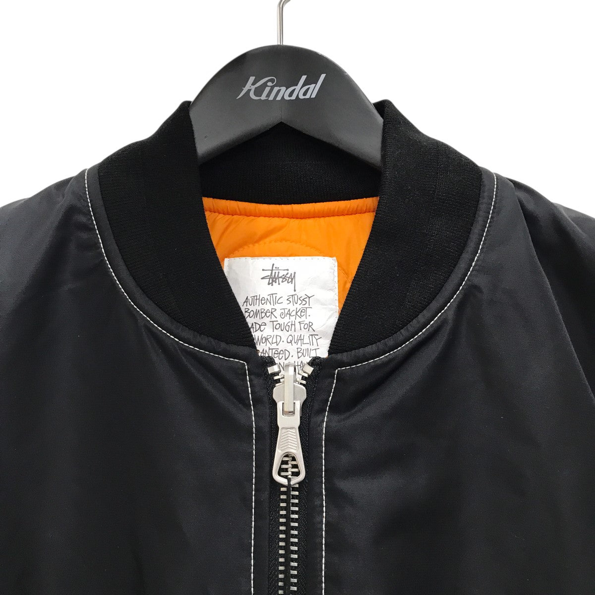stussy BUILT BOMBER JACKETリバーシブルダウンジャケット115743 古着・中古-5枚目のアイテム画像