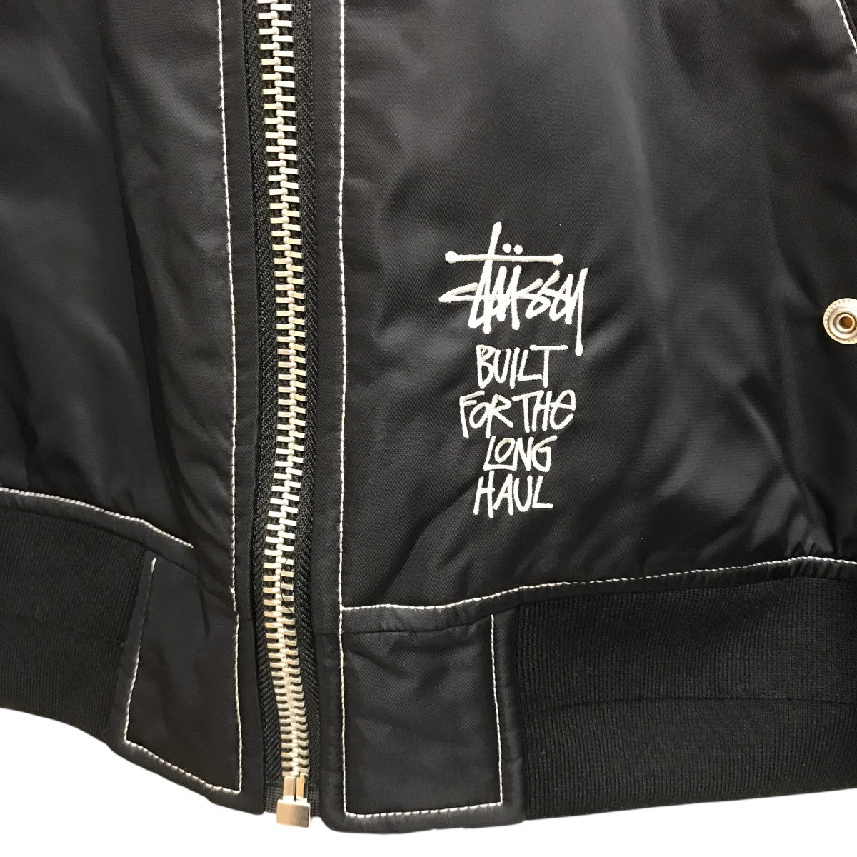 stussy BUILT BOMBER JACKETリバーシブルダウンジャケット115743 古着・中古-9枚目のアイテム画像