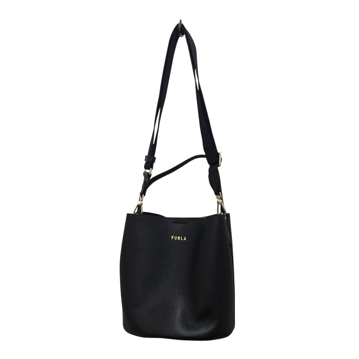 FURLA(フルラ) バケツ型ショルダーバッグ ブラック｜【公式