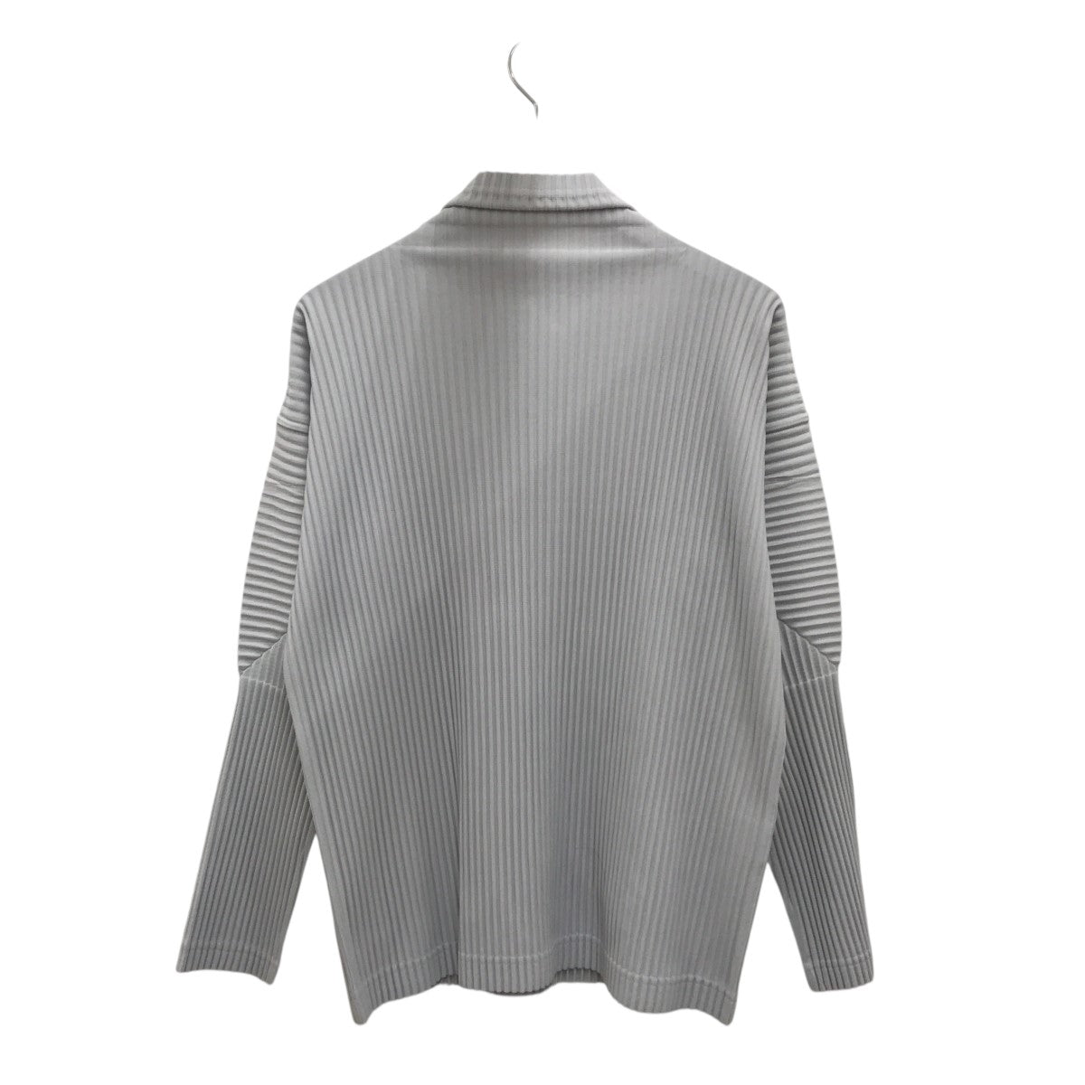 イッセイミヤケ FETE 長袖 ハイネックカットソー プリーツ 白 2サイズ ISSEY MIYAKE イッセイミヤケ ミーISSEY me ストレッチプリーツ