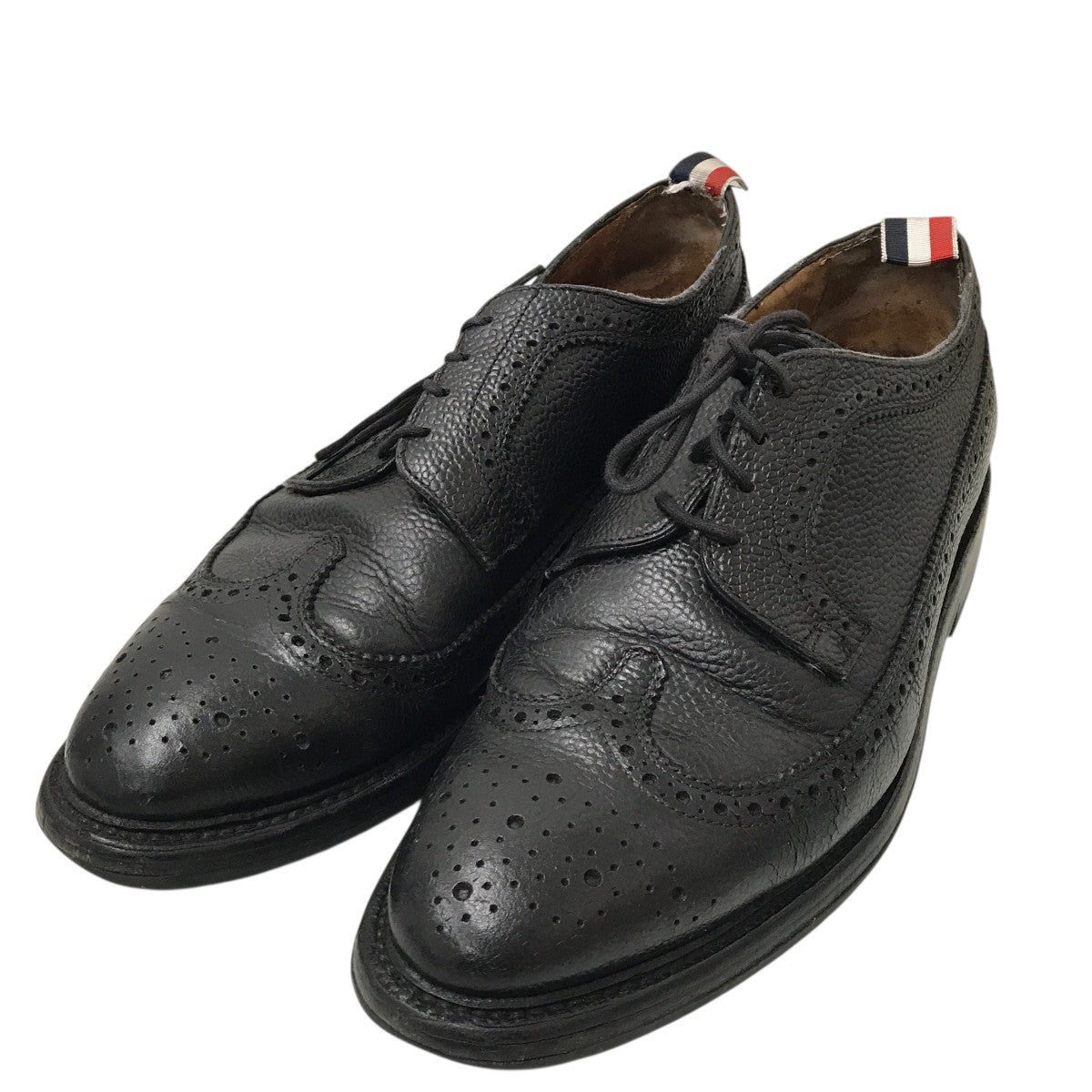 Thom Browne 程度ｃ ペブル グレインウイングチップレザーシューズ 古着・中古-1枚目のアイテム画像
