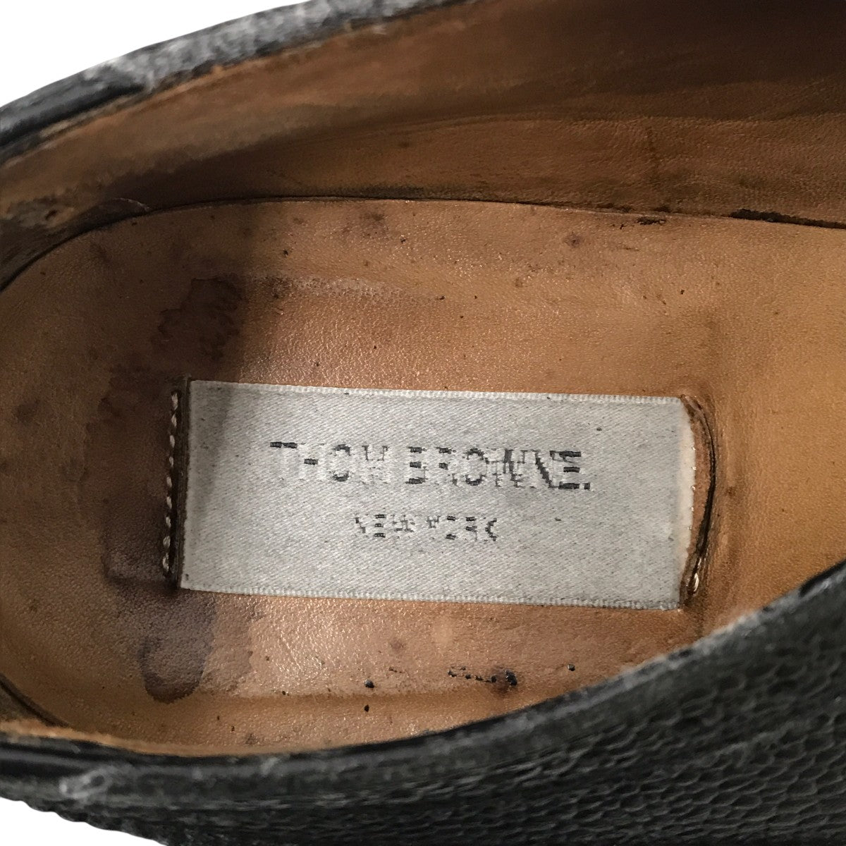 Thom Browne(トム・ブラウン) 程度c ペブル グレインウイングチップ