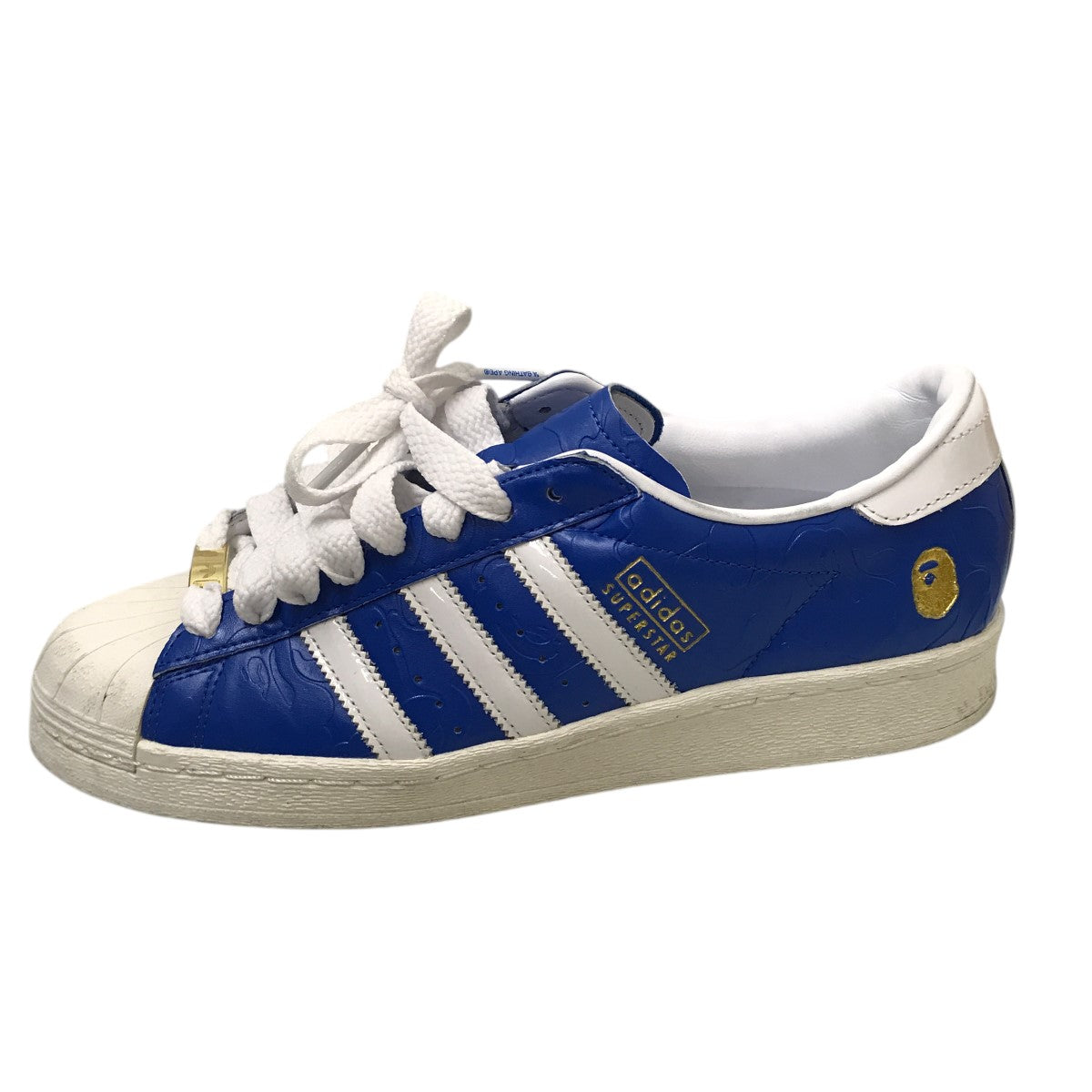 bape adidas Superstar ベージュ/ネイビー スニーカー The History of BAPE®︎ with adidas Originals SUPERSTAR