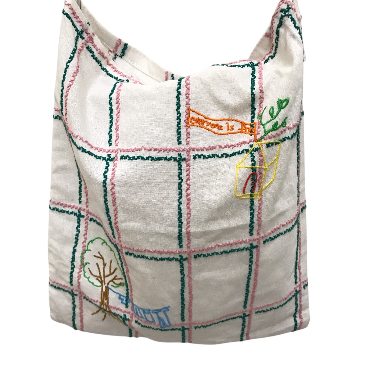 カインドオルオンライン cross-stitch embroidery bagショルダーバッグ 古着・中古-1枚目のアイテム画像