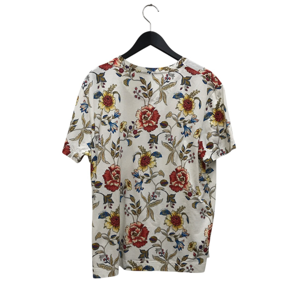 ETRO フローラル総柄 胸刺繍Tシャツ 古着・中古-2枚目のアイテム画像